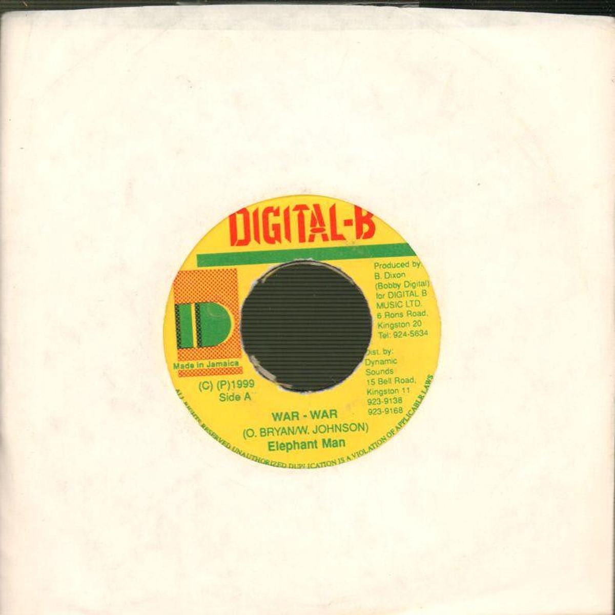 War War-Digital B-7  Vinyl-VG