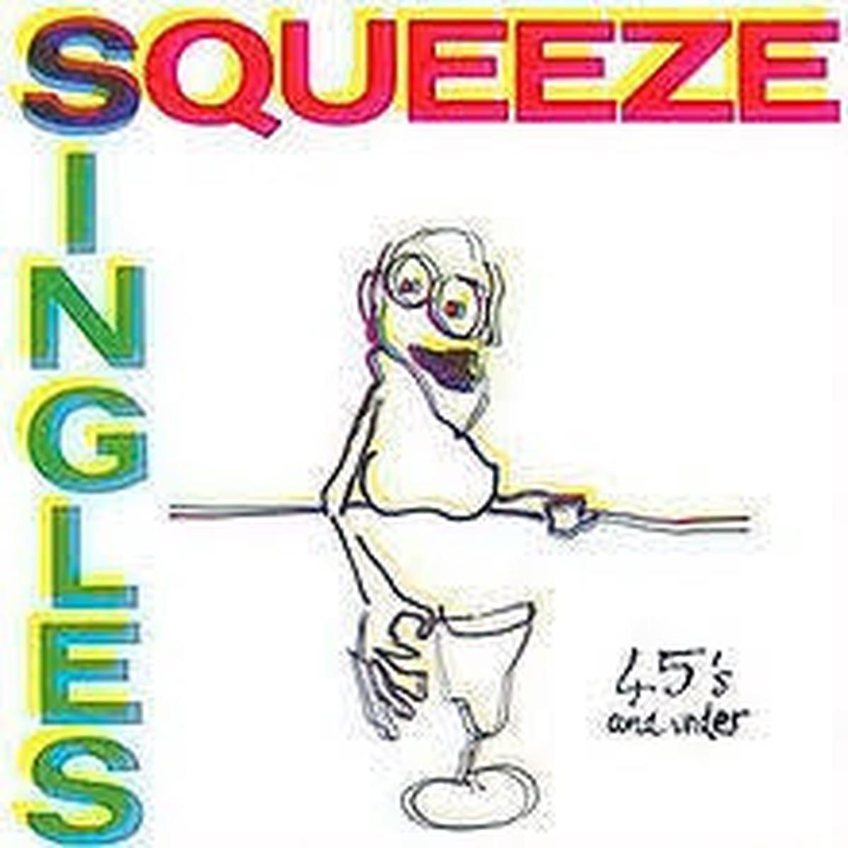 SQUEEZE-SINGLES 45 S & UNDER LP VG COVER VG+