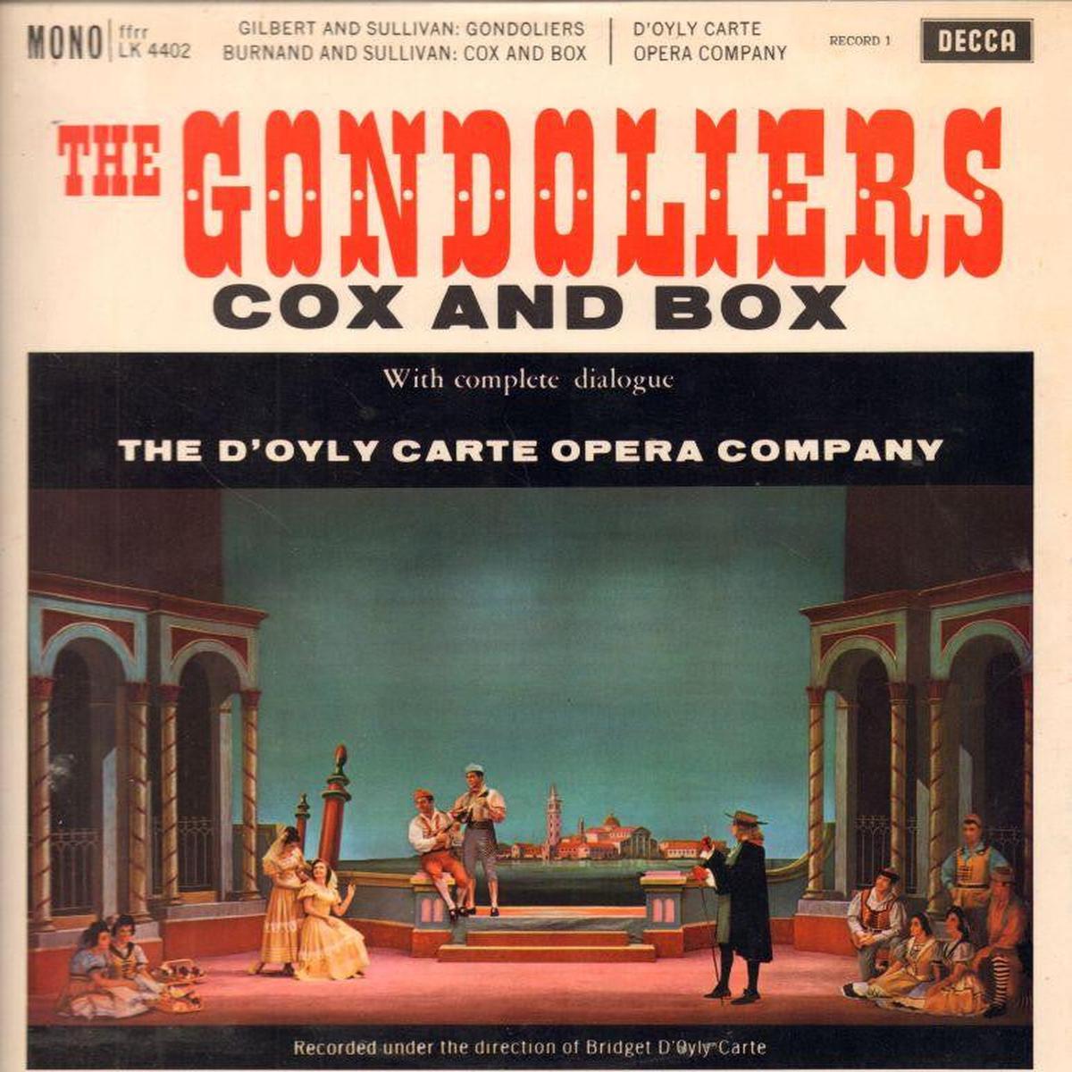 The Gondoliers-Decca-Vinyl LP-VG/VG+