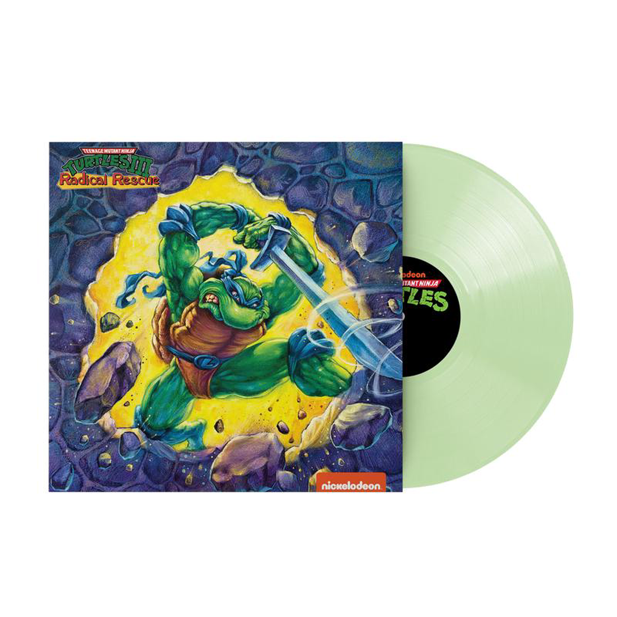 Teenage Mutant Ninja Turtles III Radical Rescue (1xLP Vinyl Record) 8211 Glow in the Dark Variant