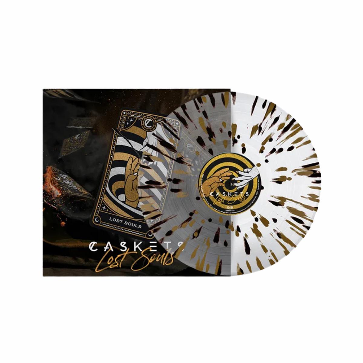 Caskets Lost Souls (Clear With Gold Black Splatter LP)