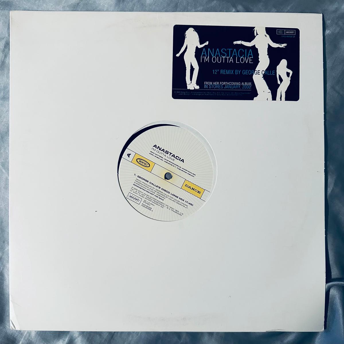 Anastacia -I'm Outtta Love (George Calle Mix) - 12 single LP vinyl - used