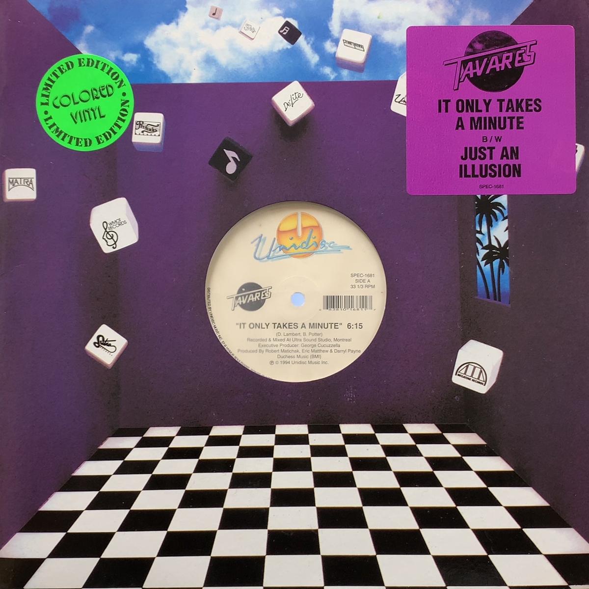 TAVARES / It Only Takes A Minute / Just An Illusion (SPEC-1681, 12inch)