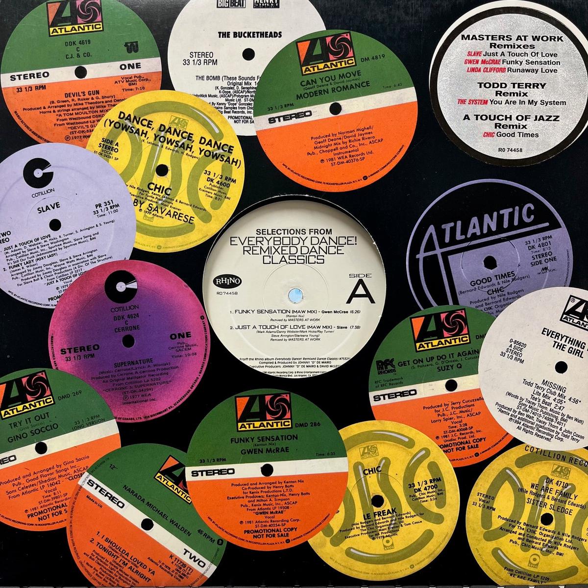 V.A (Chic, Aretha Franklin) / Selections From Everybody Dance! Remixed Dance Classics (R0 74459, 12inch)
