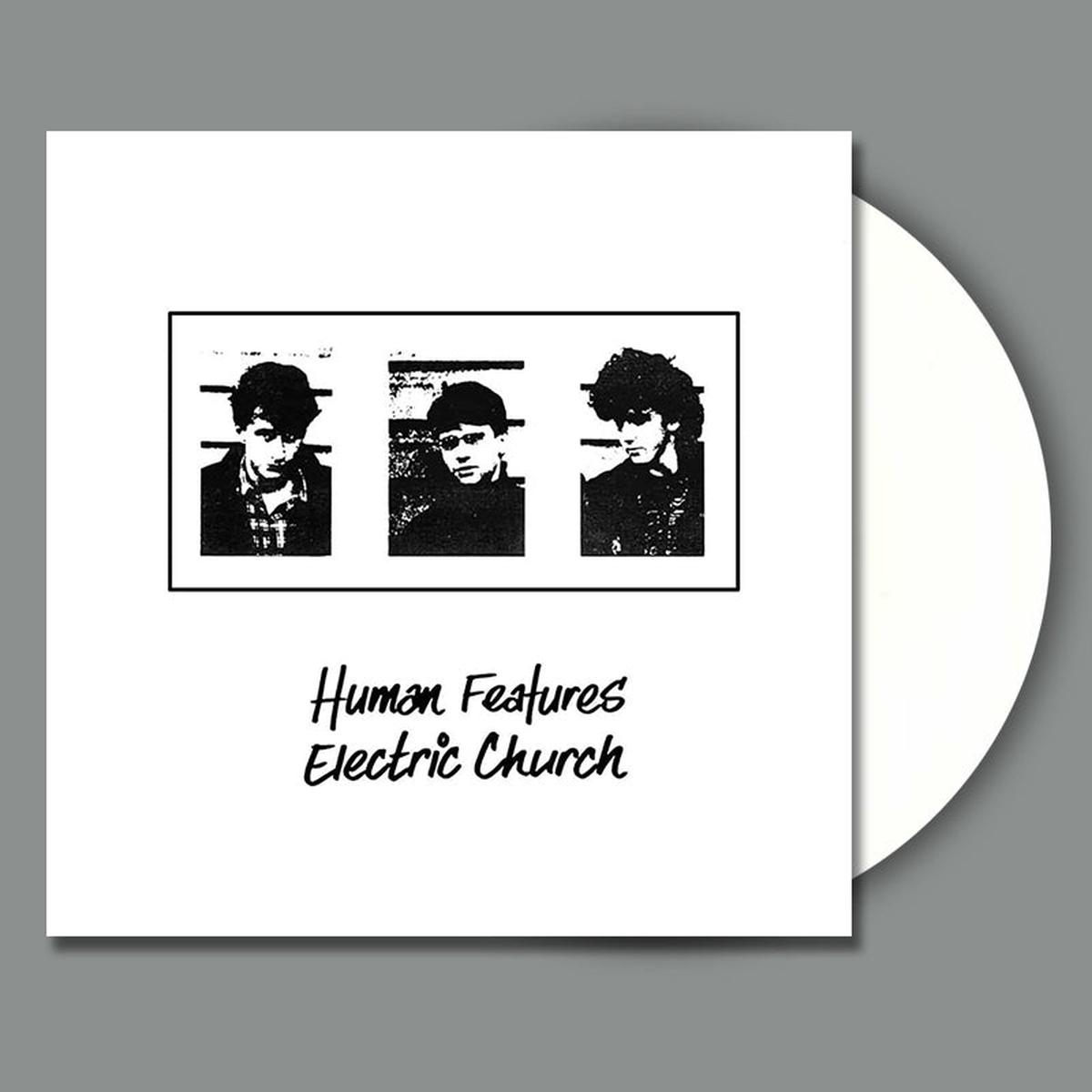 BLACK - Human Features / Electric Church (2022 Reissue) - 7" w/ Poster & Postcard - White Vinyl - Default Title
