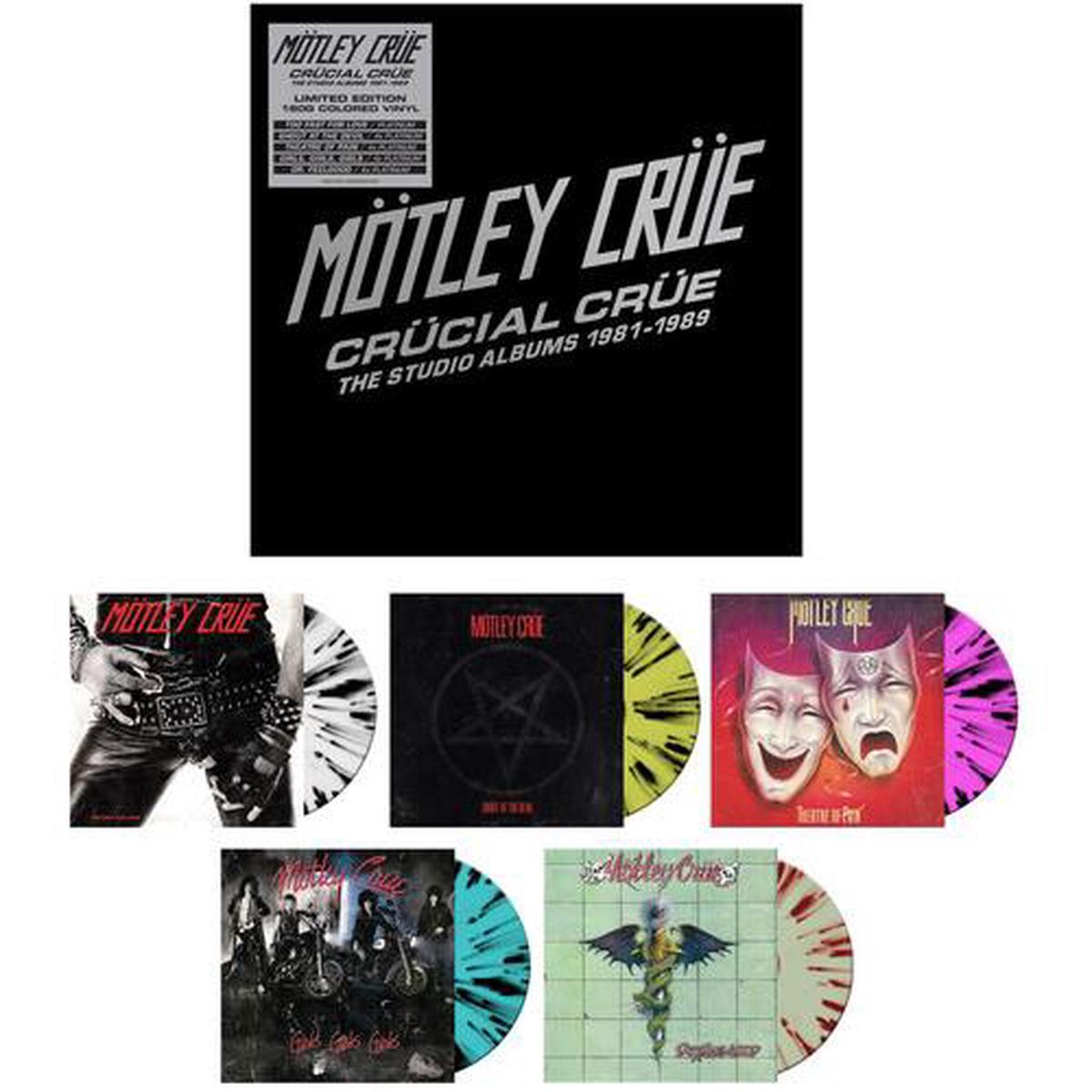 Crucial Crue The Studio Albums 1981-1989 - Limited Edition Vinyl LP