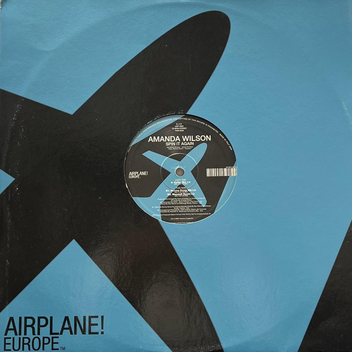 AMANDA WILSON / Spin It Again (Airplane ARP 0908, 12inch)
