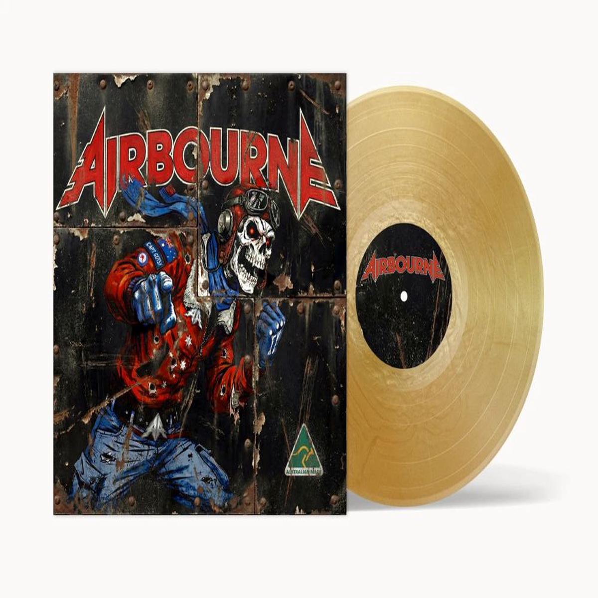 Airbourne (Self Titled) Vinyl LP Golden Nugget Colour Due Out 28/08/26