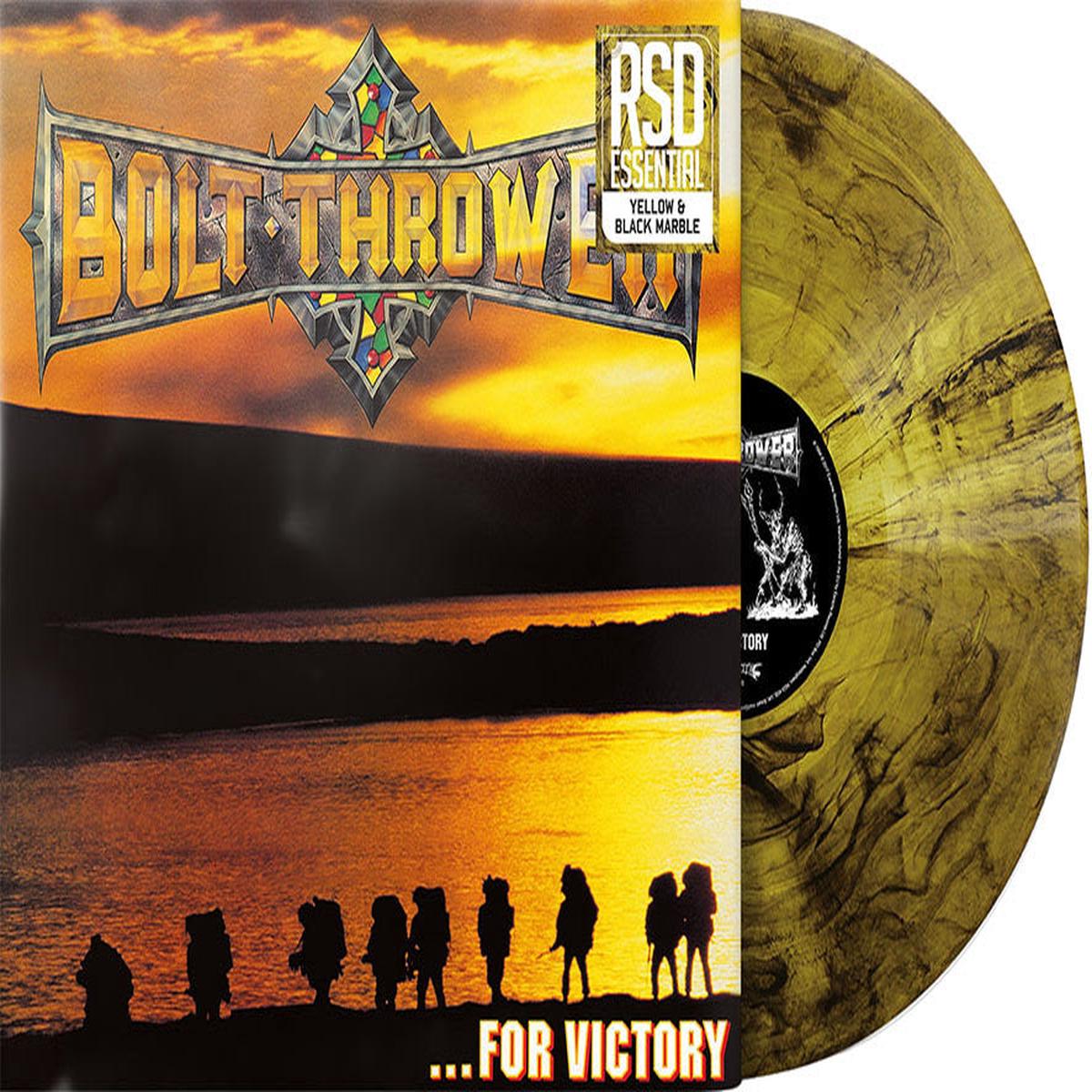 Bolt Thrower - ...For Victory (Indie Exclusive) [Yellow & Black Marble Vinyl] ((Vinyl)) - Default Title
