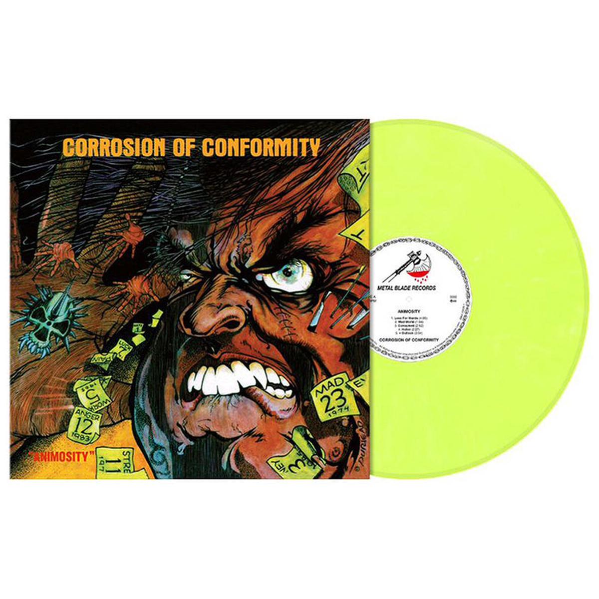 CORROSION OF CONFORMITY - Animosity (2022 Reissue) - LP - Yellow / Orange Marbled Vinyl - Default Title