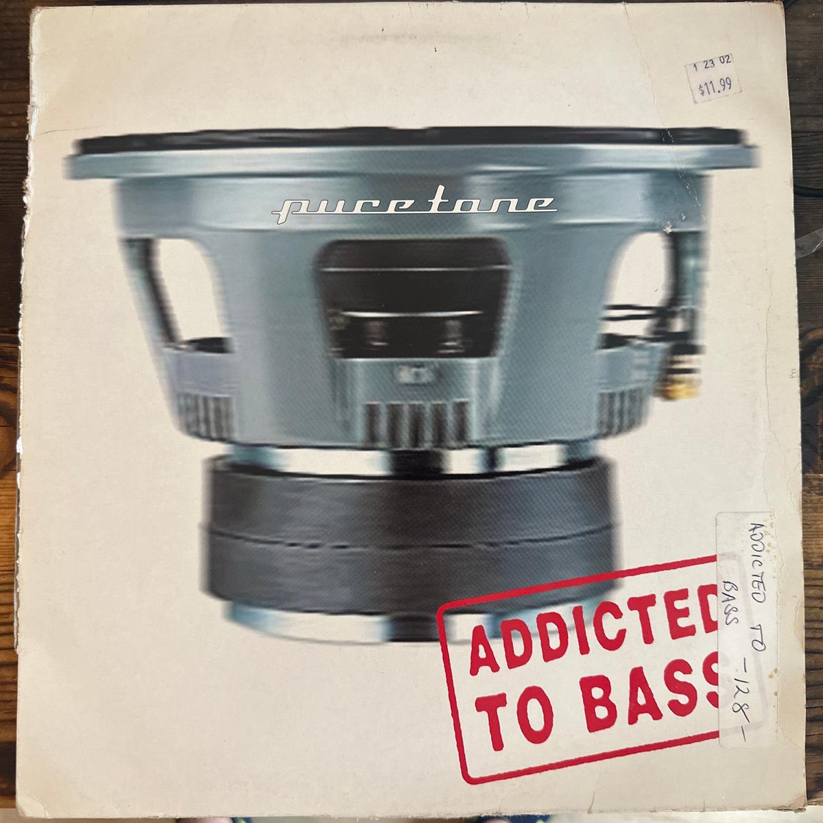 Puretone -- Addicted to Bass (12" Single) LP Vinyl - Used