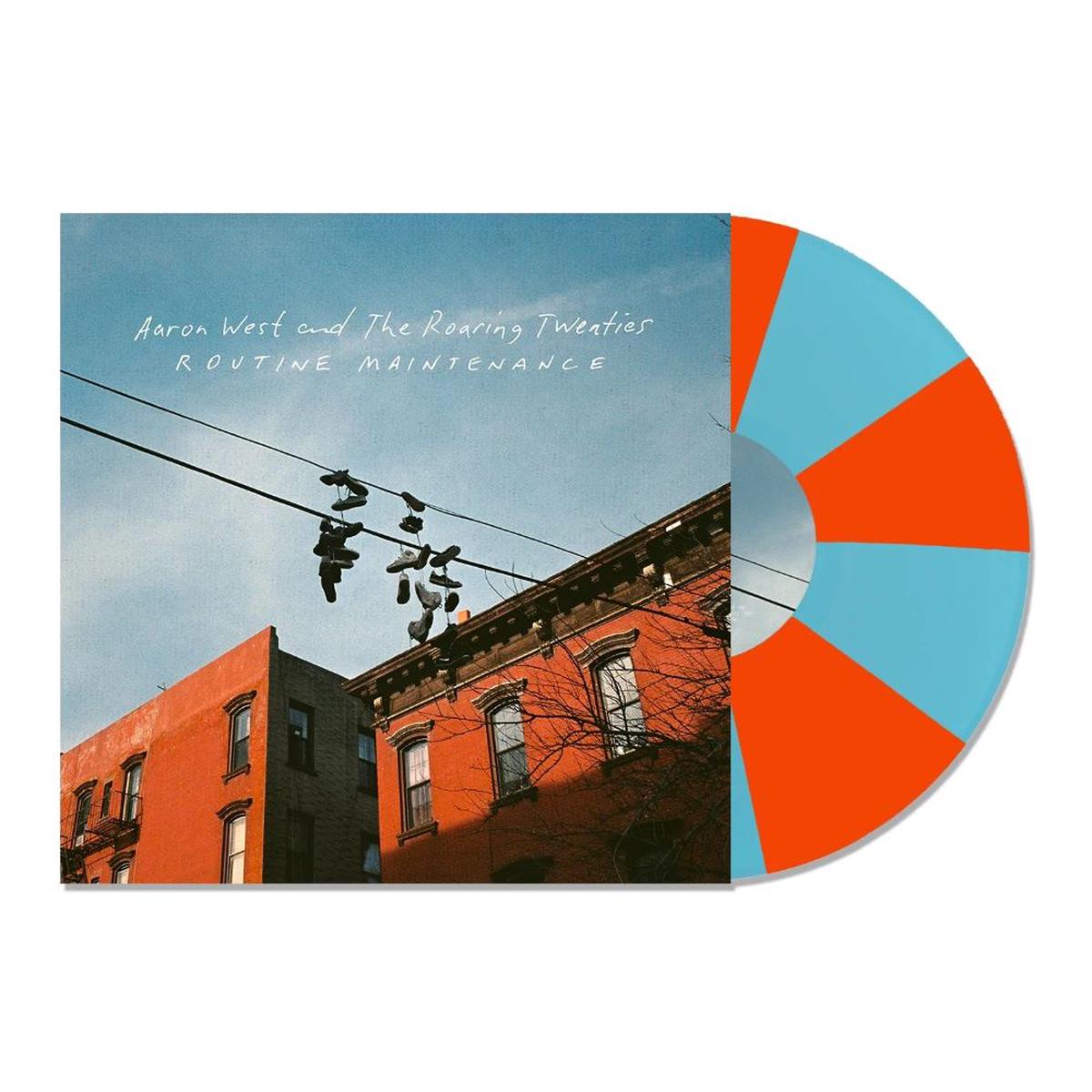 Aaron West and The Roaring Twenties Routine Maintenance Vinyl LP Blue & Orange Pinwheel Colour 2023 - Default Title
