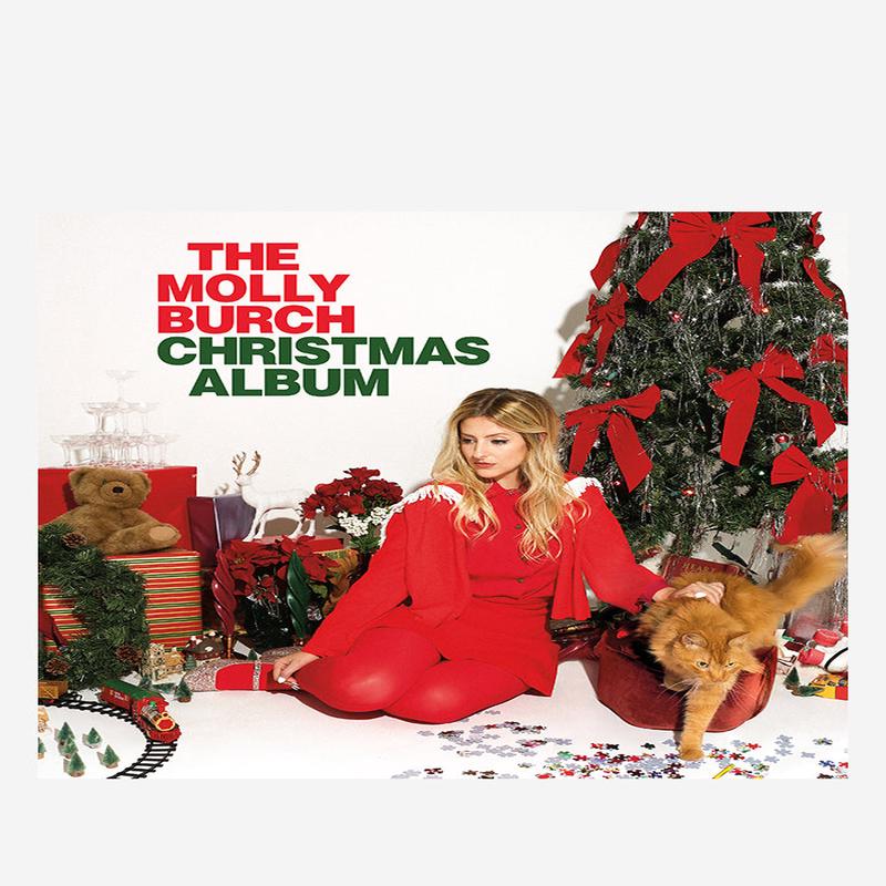 The Molly Burch Christmas Album LP (Color) (Autographed)
