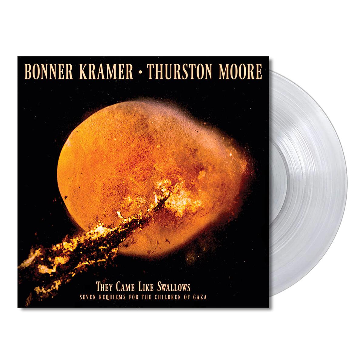BONNER KRAMER  THURSTON MOORE - They Came Like Swallows - Seven Requiems for the Children of Gaza - LP - Clear Vinyl [MAY 1]