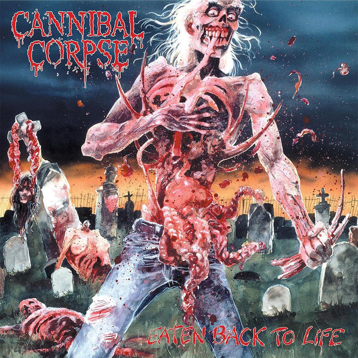 CANNIBAL CORPSE 8211 Eaten Back To Life (Repress) 8211 LP 8211 Lilac Red Splatter Vinyl