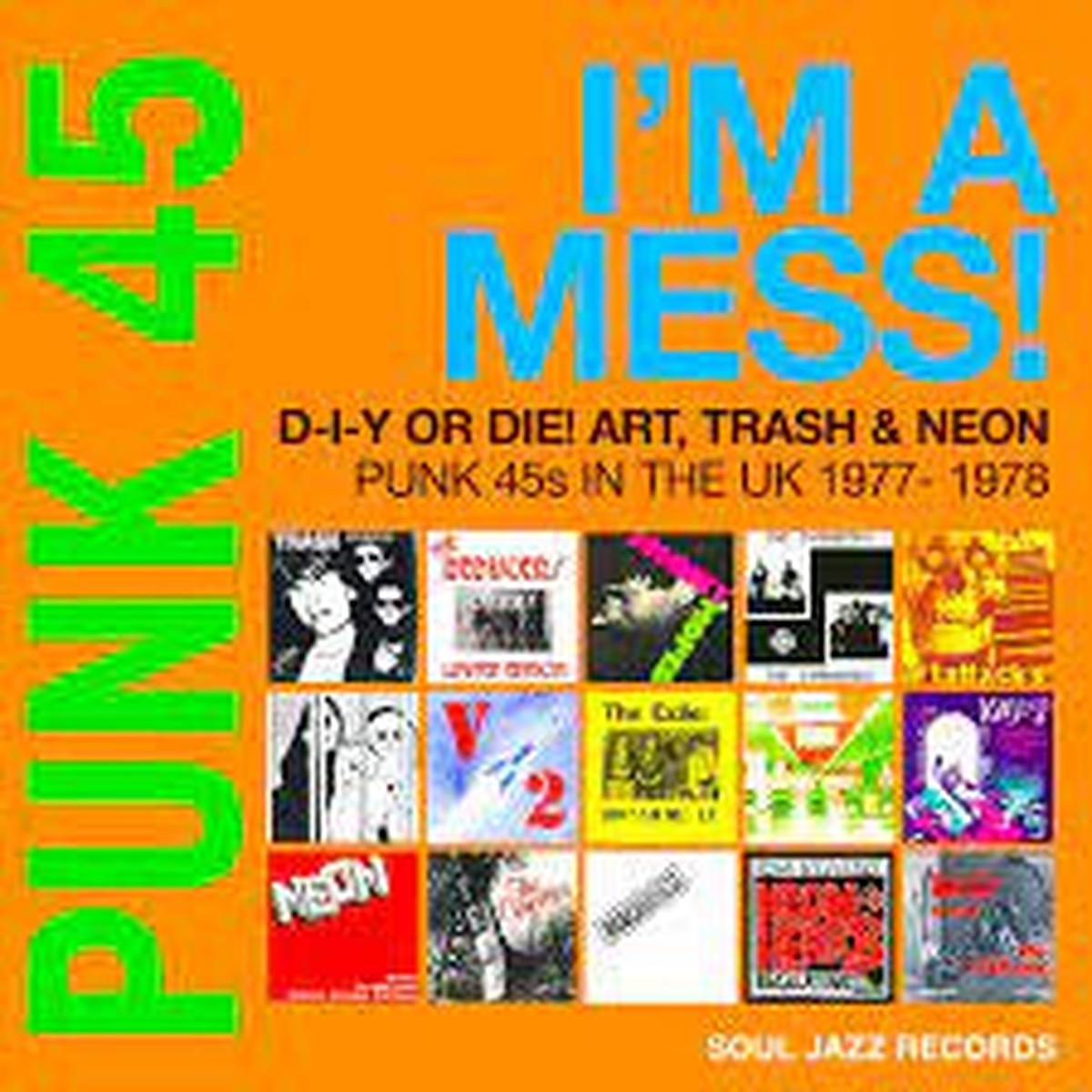 PUNK 45 I'M A MESS  -VARIOUS ARTISTS 2LP+7  *NEW*