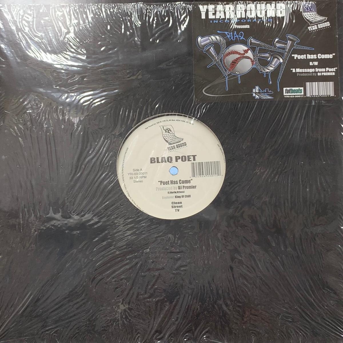 BLAQ POET / Poet Has Come / A Message From Poet (YRI-03-20011, 12inch)