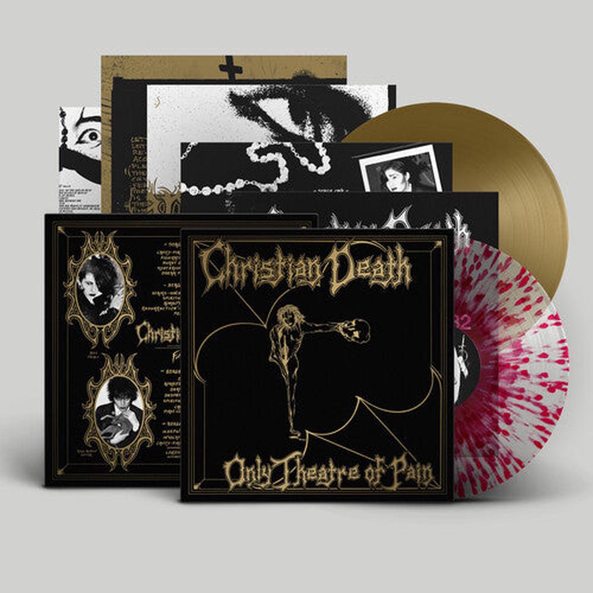(PRESALE 6/5/26) Only Theatre of Pain (POSTER + CLEAR RED SPLATTER AND GOLD 2xVINYL) | Mint (M) Mint (M) - - ALT/INDIE *NEW/COLOR*