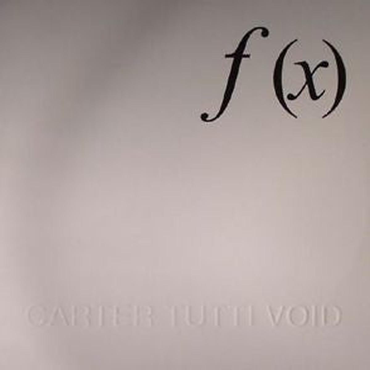 Carter Tutti Void - F(X) [Vinyl] [Second Hand]