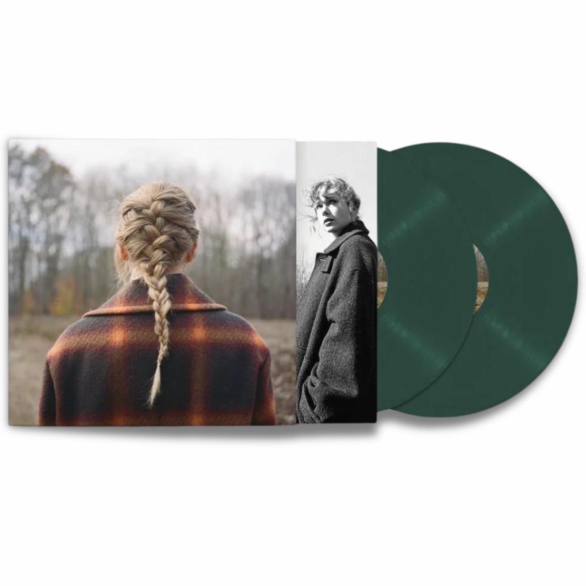 Taylor Swift  Evermore (2LP, Deluxe Edition, Opaque Green Vinyl)