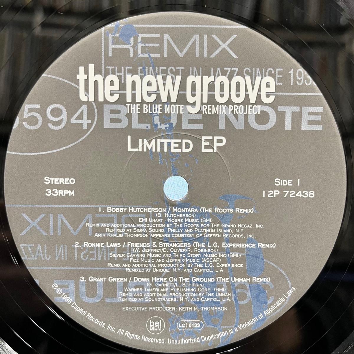 V.A. (Roots, Ummah, Diamond D) / The New Groove - The Blue Note Remix Project - Limited EP (12P 72438, EP)