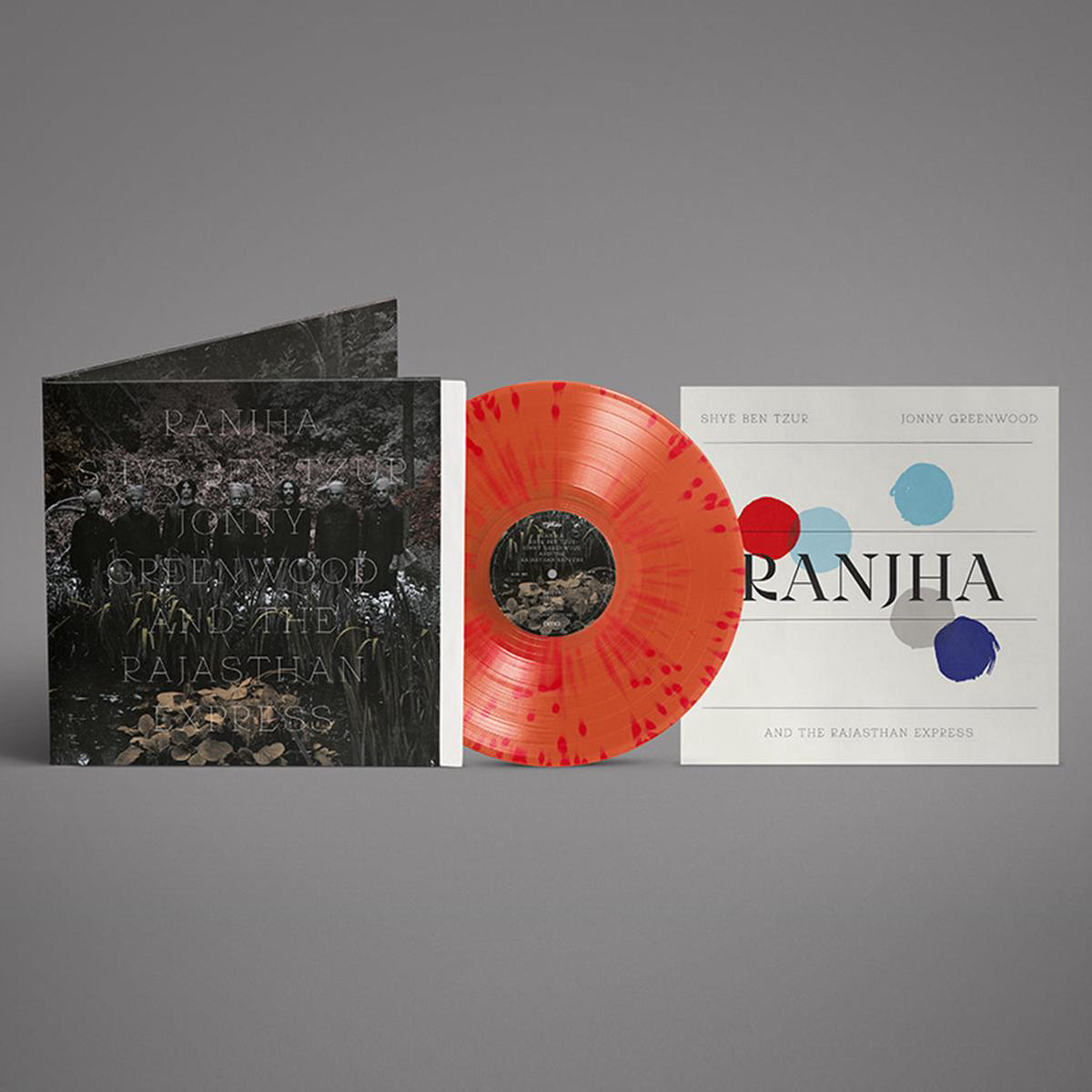 SHYE BEN-TZUR JONNY GREENWOOD THE RAJASTHAN EXPRESS 8211 Ranjha 8211 LP 8211 8217Coral and Red Splatter8217 Vinyl MAY 8