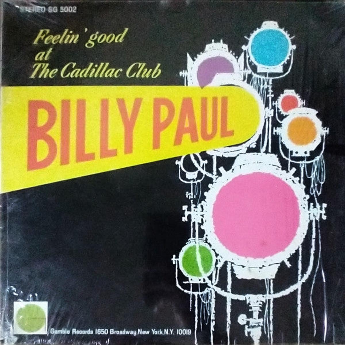Billy Paul - Feelin  Good At The Cadillac Club - LP