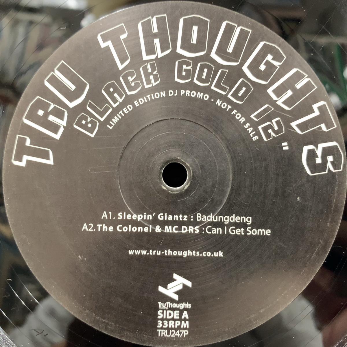 V.A. (Sleepin' Giantz,Colonel & MC DRS) / Black Gold 12" (Tru Thoughts TRU247P, 12inch)