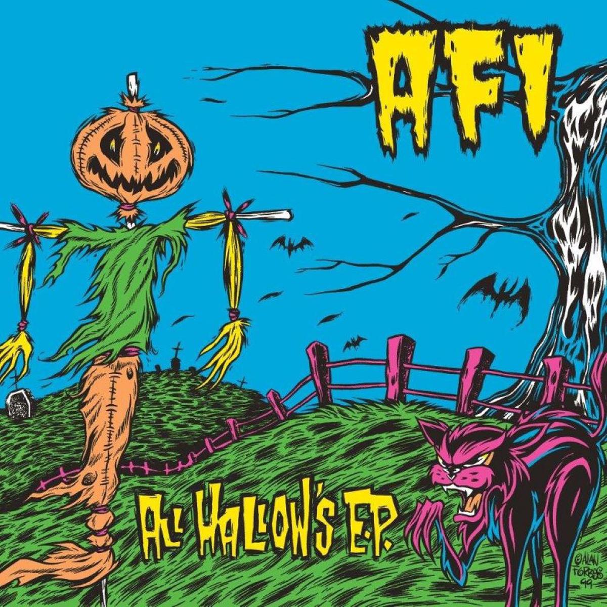 AFI All Hallows 10" Vinyl EP Pink Colour 2024