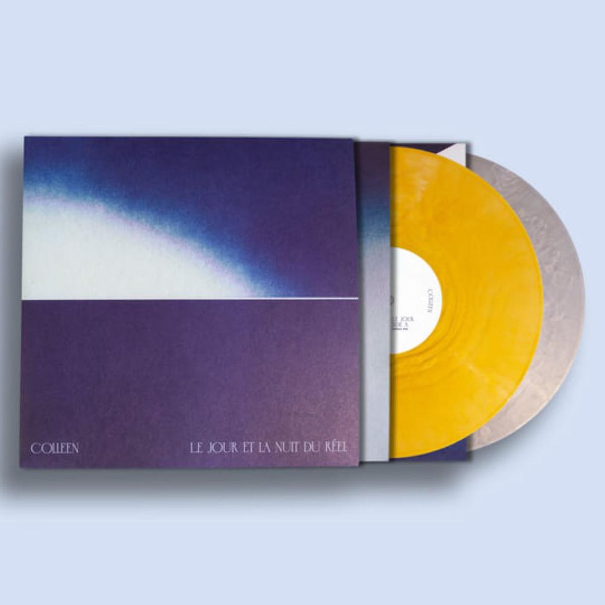 Colleen Le Jour Et La Nuit Du Rel Vinyl LP Indies Clear with Gold Fleck Colour 2023 - Default Title