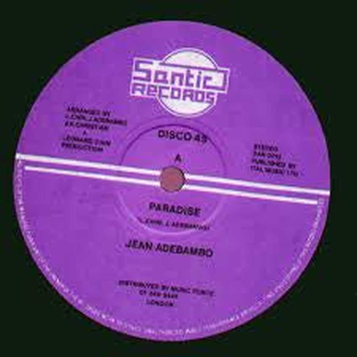 ADEBAMBO JEAN-PARADISE 12  VG COVER VG