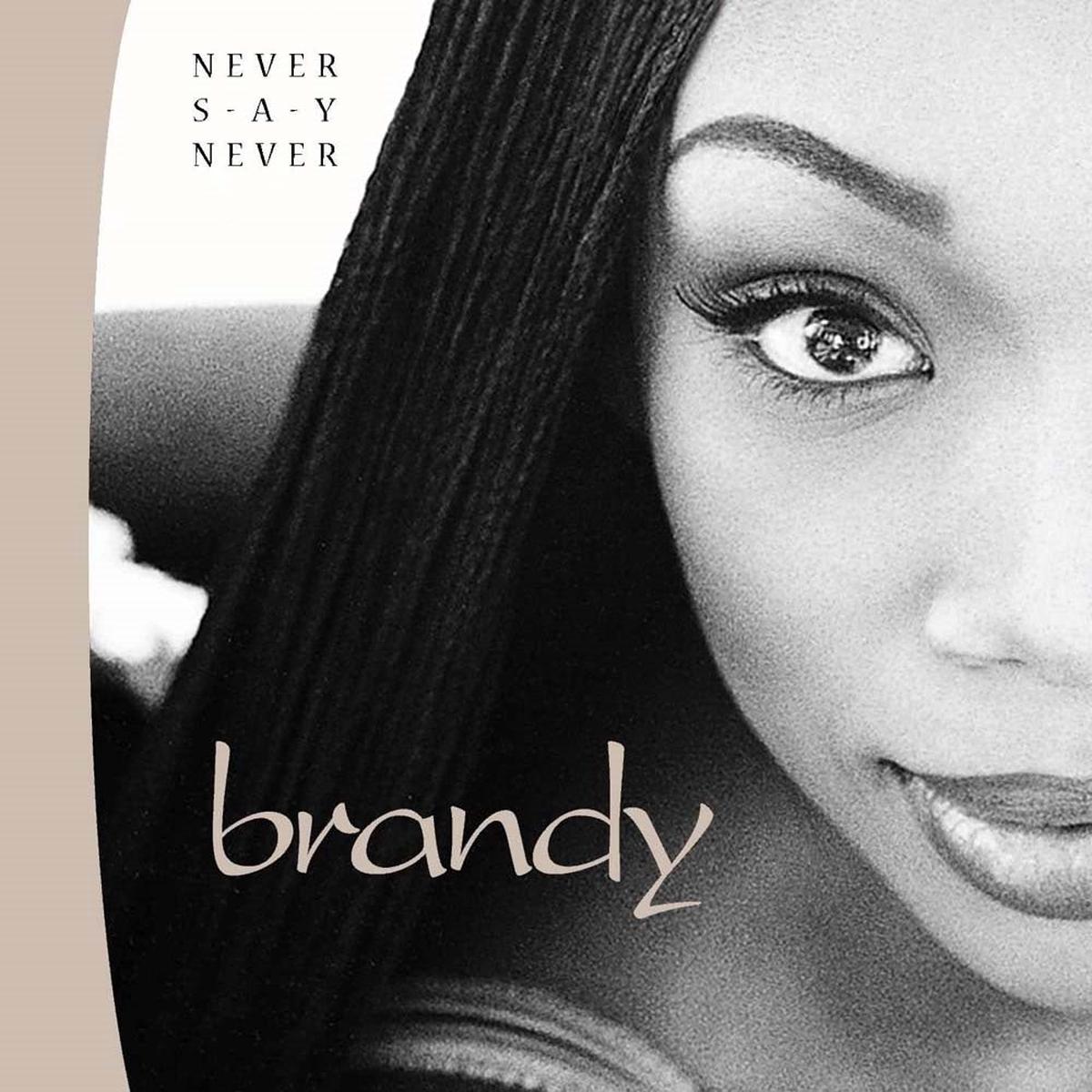 Brandy Never Say Never Vinyl LP Limited Indies Clear Colour 2023 - Default Title
