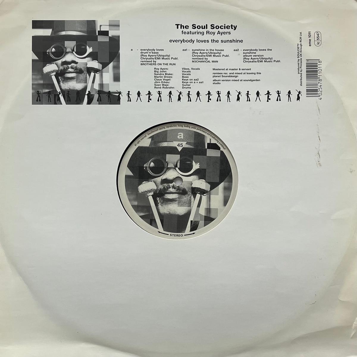 SOUL SOCIETY / Everybody Loves The Sunshine (Soulciety Records eme 1011, 12inch)