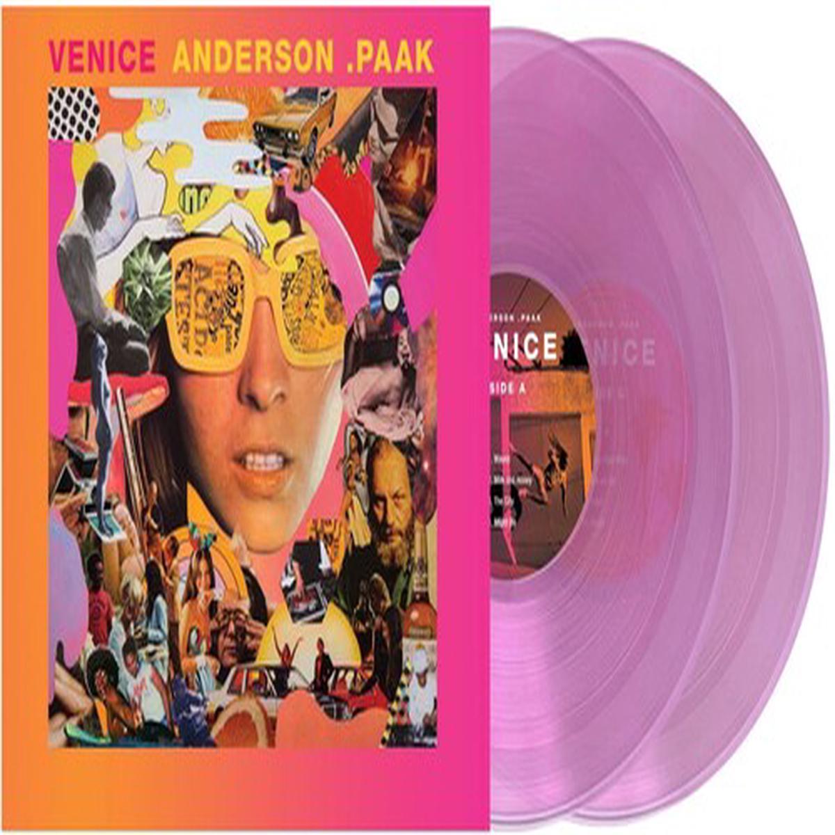 Anderson Paak Venice (Indie Exclusive, Limited Edition, Transparent Purple Colored Vinyl) [Explicit Content] (2 Lp's) - Default Title