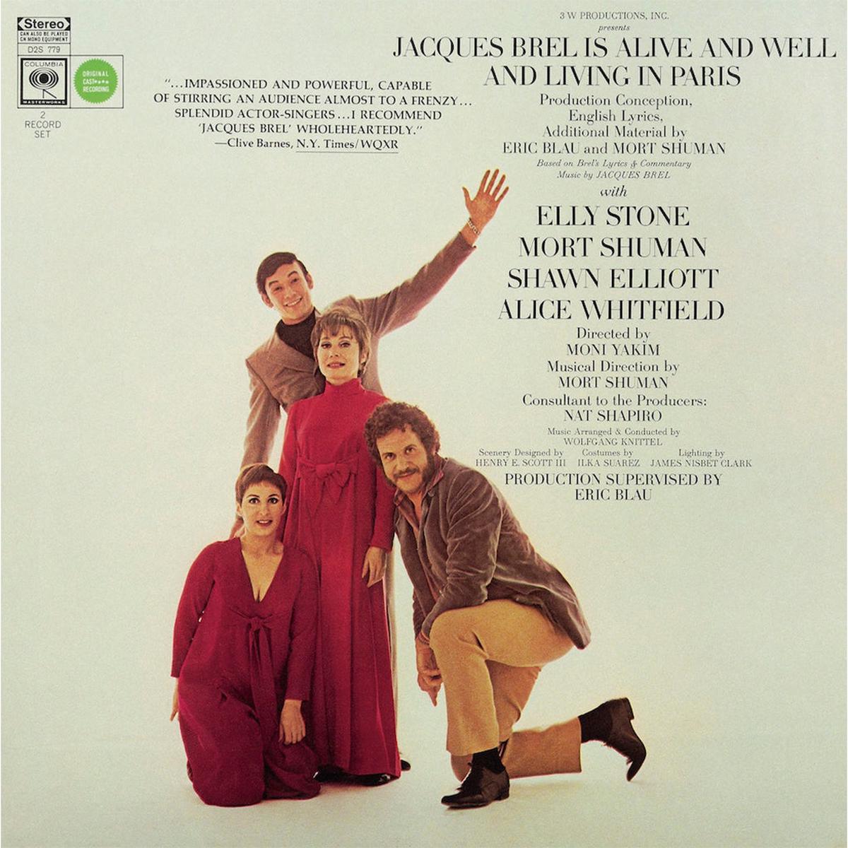 VARIOUS / ERIC BLAU / MORT SHUMAN - Jacques Brel Is Alive And Well And Living In Paris (Reissue) - 2LP - Vinyl [FEB 6]