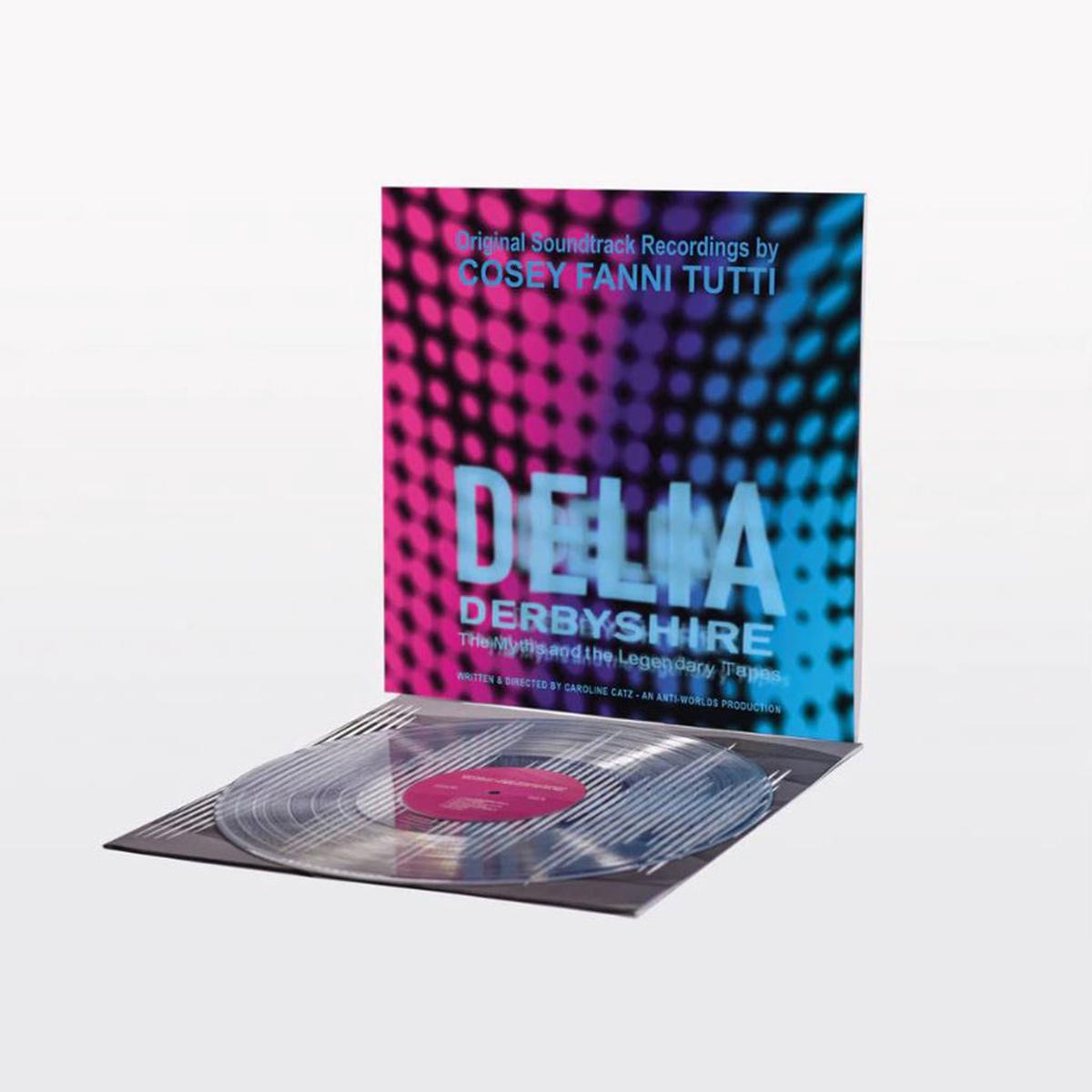 COSEY FANNI TUTTI - Original Soundtrack Recordings from the film Delia Derbyshire: The Myths and the Legendary Tapes - LP - Clear Vinyl