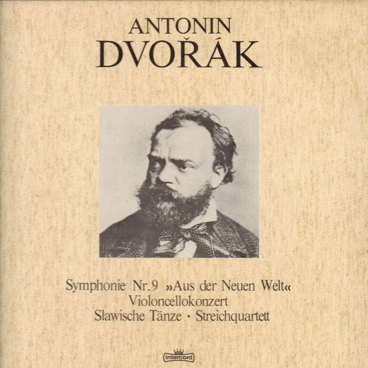 Symphonie Nr  9/ Aus Der Neuen Welt/ Violoncellokonzert-Intercord-5x12  Vinyl LP Box Set-Ex+/NM