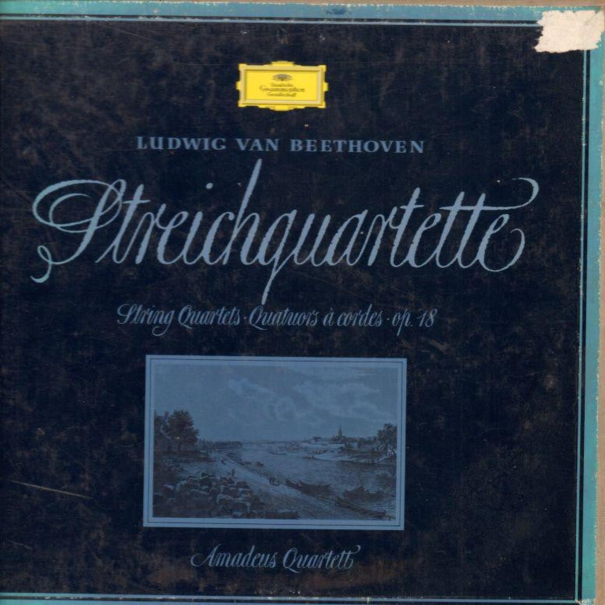 Streichquartette Amadeus Quartet-Deutsche Grammophon-3x12  Vinyl LP Box Set-G+/Ex