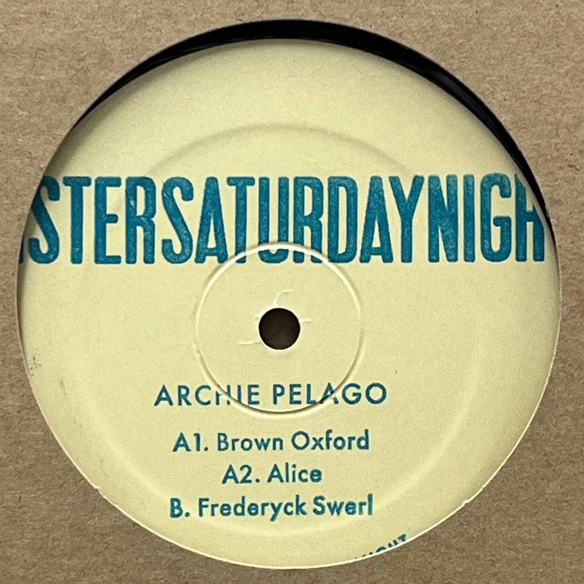 ARCHIE PELAGO / The Archie Pelago EP (Mister Saturday Night MSN002, 12inch)