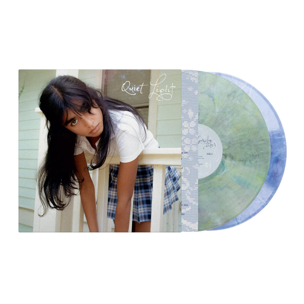 QUIET LIGHT - Blue Angel Sparkling Silver 2 - 2LP - Light Blue Swirl / Light Turquoise Swirl Coloured Vinyl [APR 24]