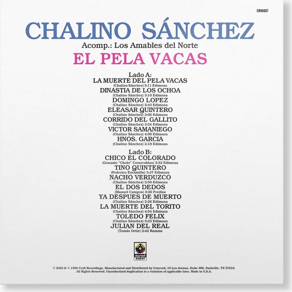 Chalino Sanchez - El Pela Vacas (LP)