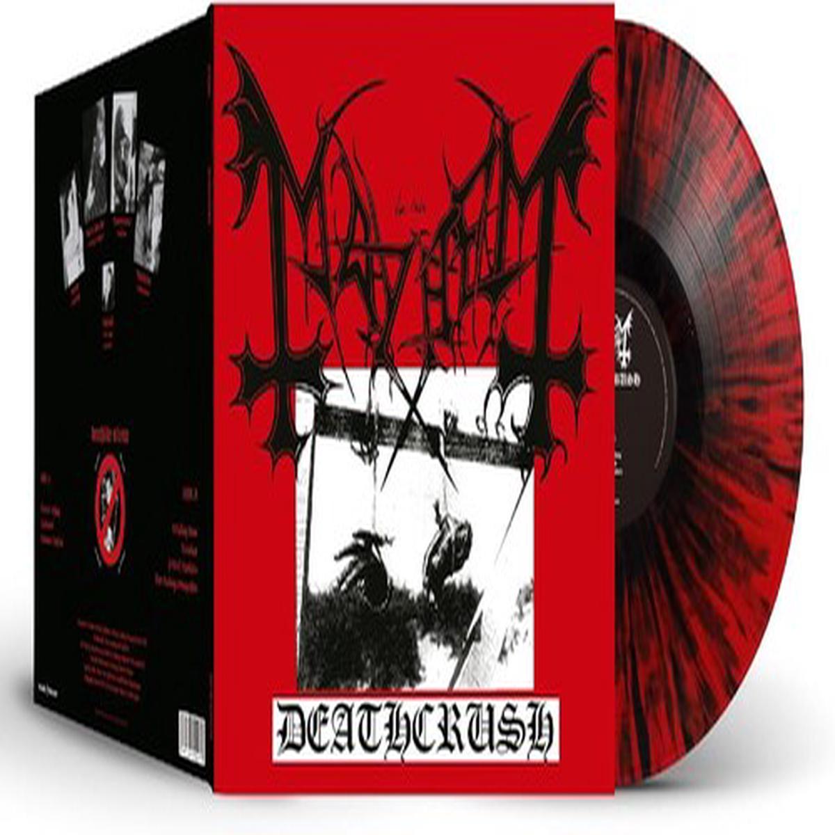 Mayhem: Deathcrush - Black & Red Splatter Vinyl - VINYL LP