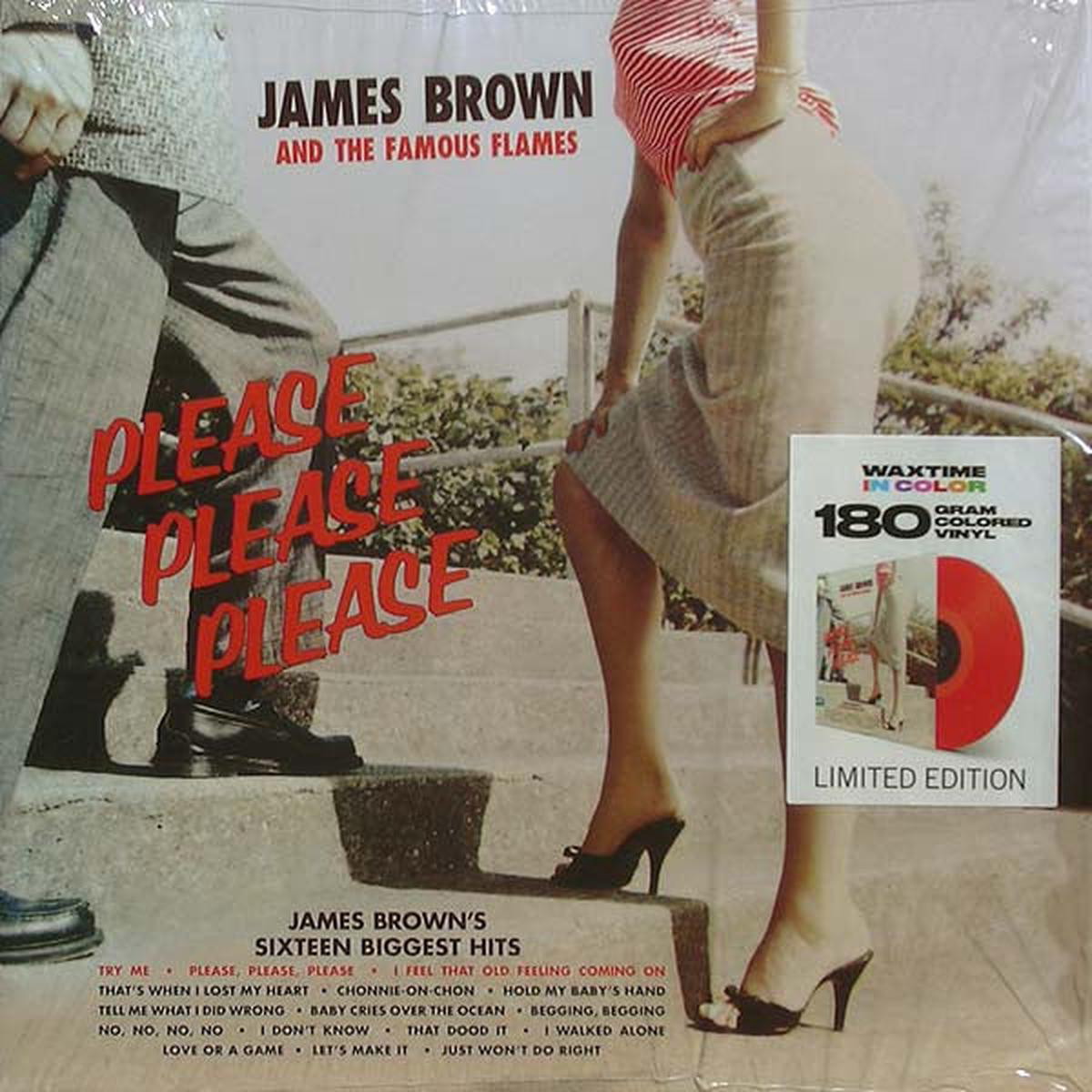 BROWN JAMES 038 HIS FAMOUS FLAMES 8211 PLEASE PLEASE PLEASE 180G RED VINYL 8211 LP