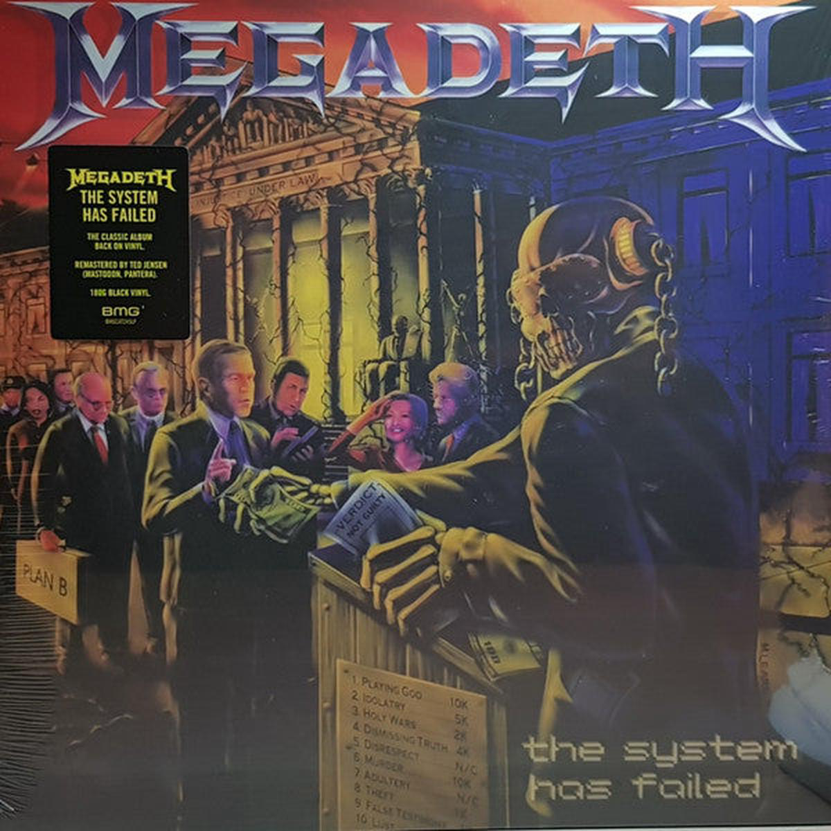 MEGADETH 8211 SYSTEM HAS FAILED 2026 REISSUE 8211 LP