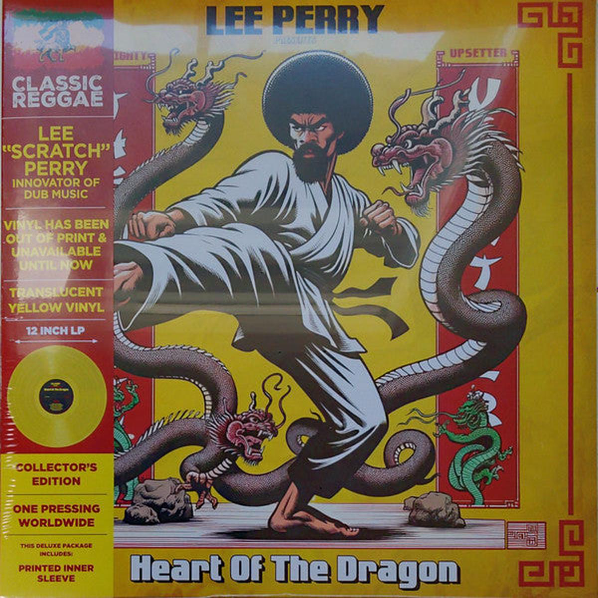 PERRY LEE SCRATCH 8211 HEART OF THE DRAGON YELLOW VINYL 8211 LP