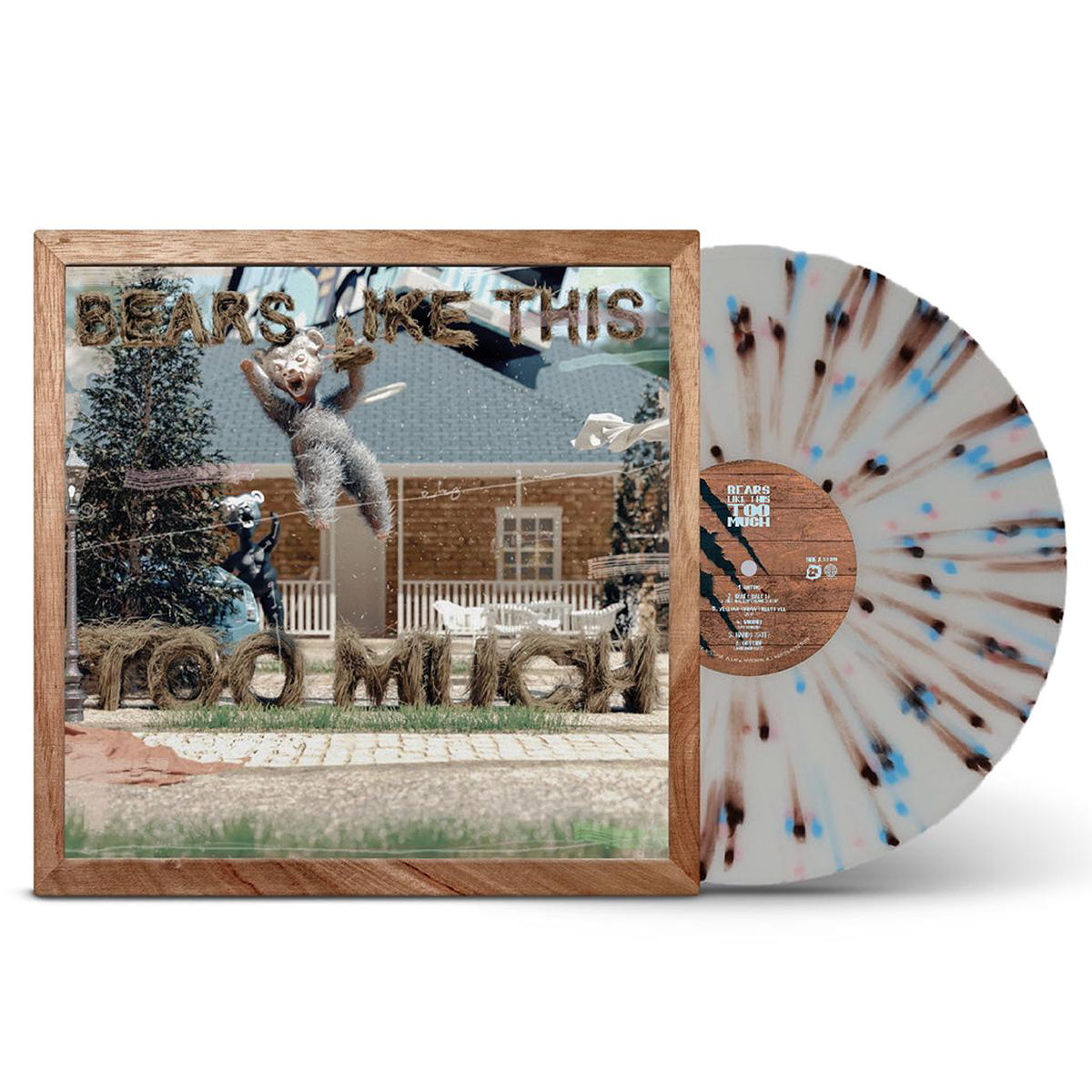 SPILLAGE VILLAGE 8211 Bears Like This Too Much 8211 LP 8211 Clear w Blue 038 Brown Splatter Vinyl Record Store Day 2025