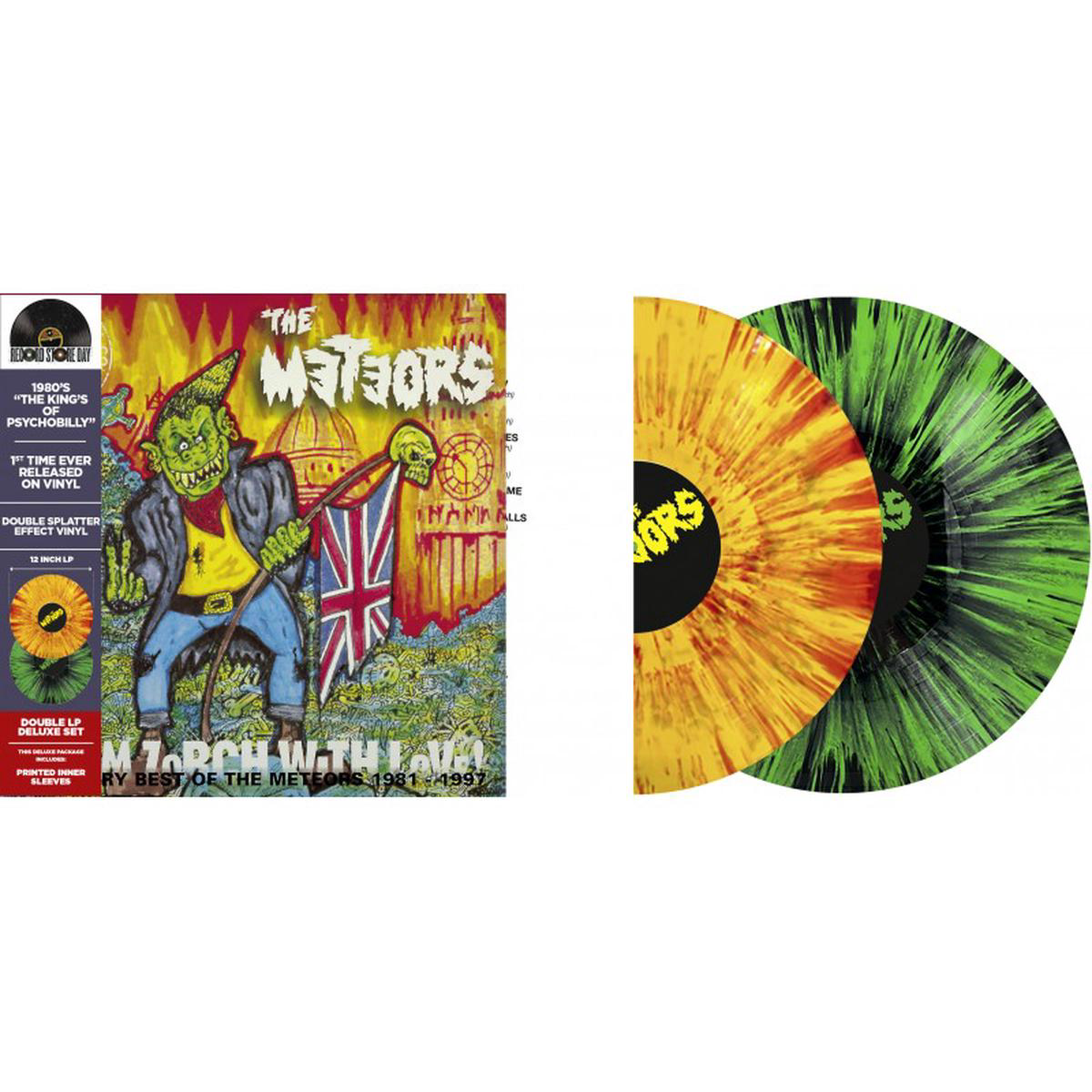 The Meteors 8211 From Zorch with Love The Very Best of the Meteors 1981-1997 8211 2LP 8211 RedYellow Splatter 038 GreenBlack Splatter Record Store Day 2026