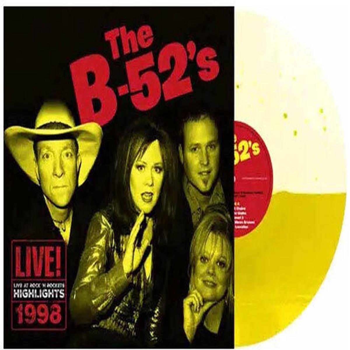 The B-52's: Live at Rock 'N Rockets - Yellow Liquid Vinyl - VINYL LP
