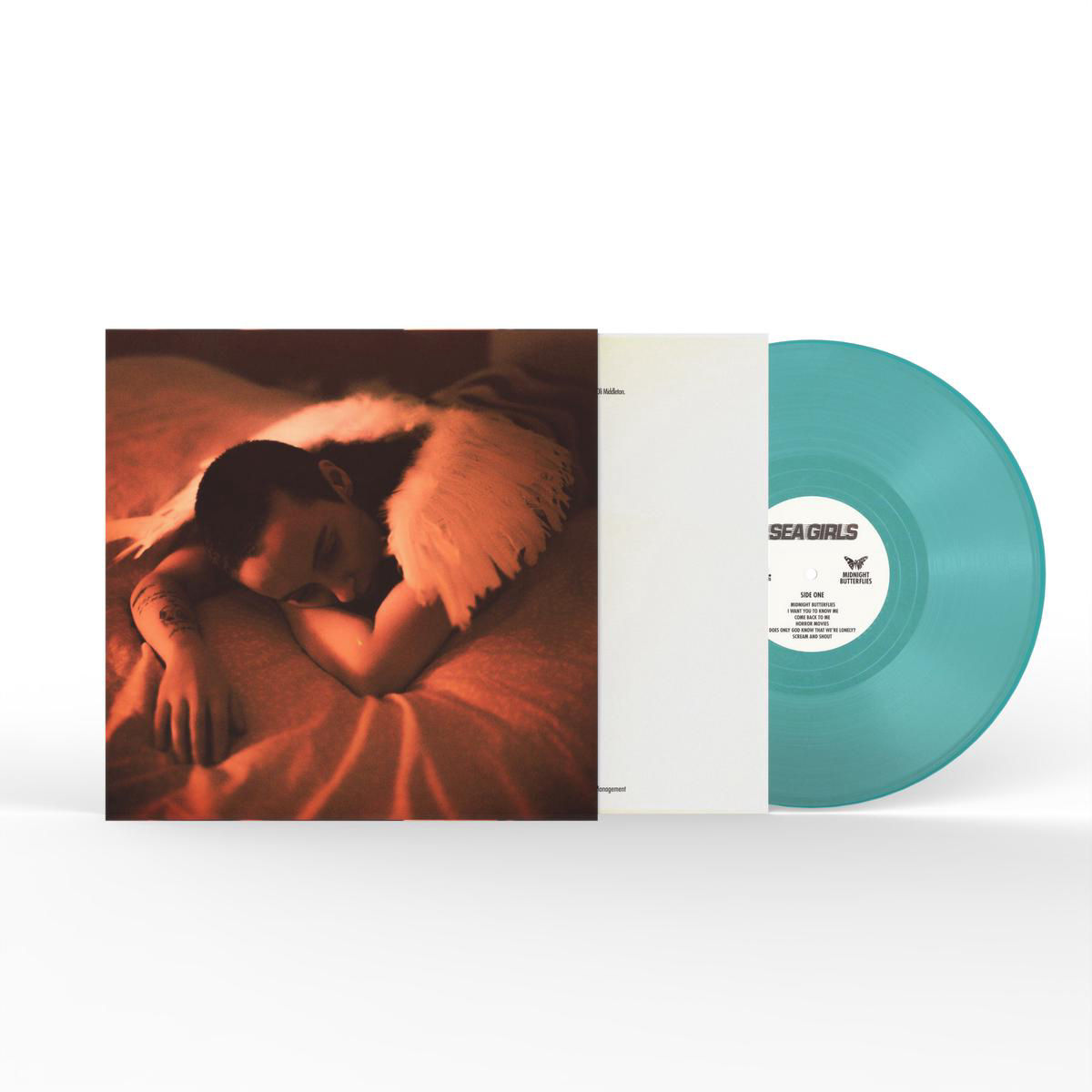 Midnight Butterflies Signed Transparent Midnight Blue Vinyl LP