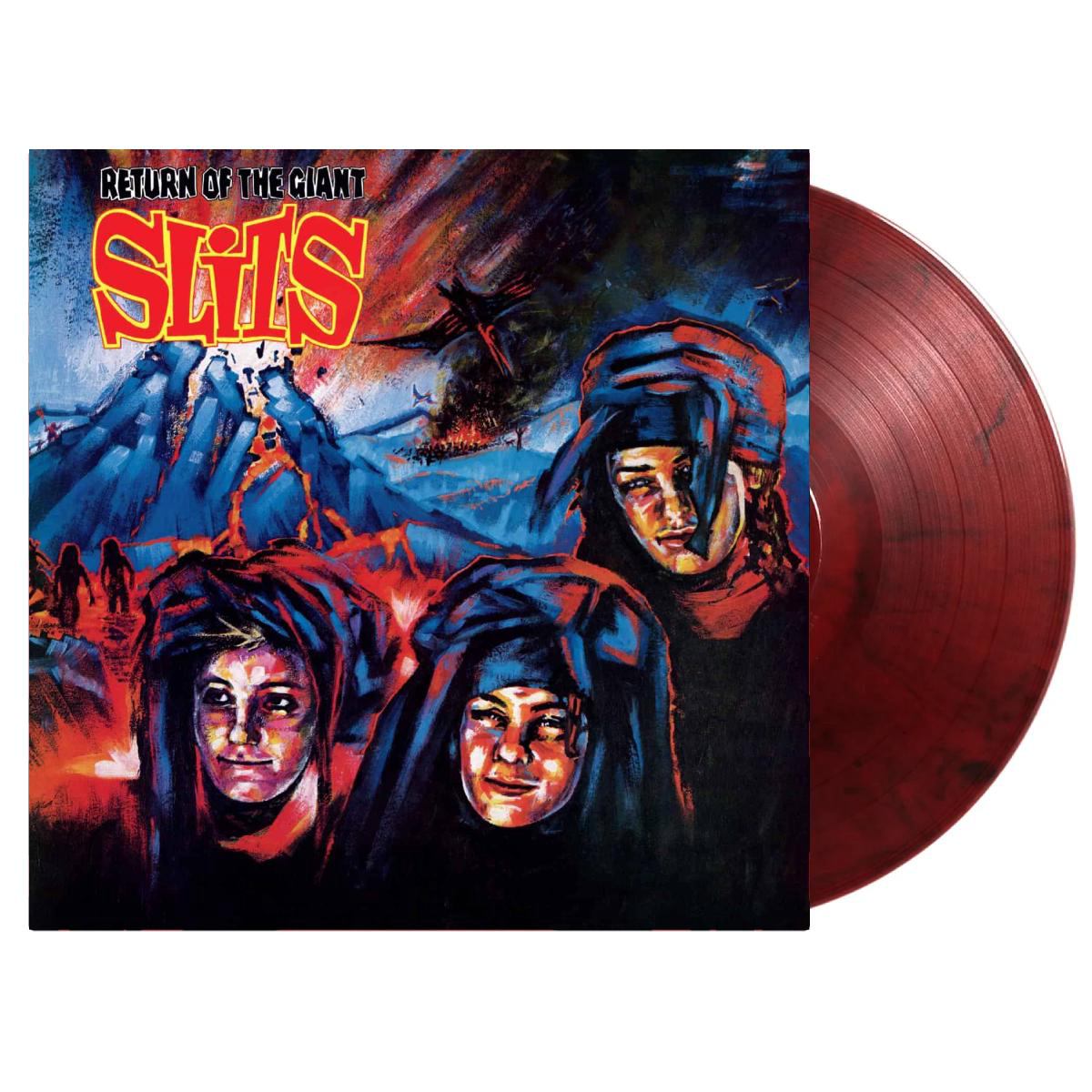 Return of the Giant Slits Limited Red 038 Black Marble Vinyl LP